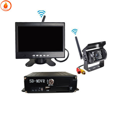 24V 車両 4G WIFI 監視カメラ ナイトビジョン 7 インチディスプレイ