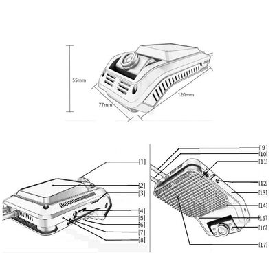 AI 4G Wifi 1080P 疲労アラーム 運転支援システム ダッシュカメラ CMSV6 GPS ADAS DSM BSM